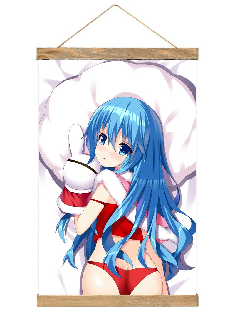 Date A Live Himekawa Yoshino Scroll Painting Wall Picture Anime Wall Scroll Hanging Home Decor