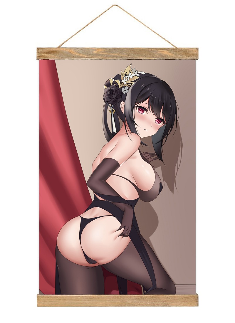 Azur Lane Taihou-1 Scroll Painting Wall Picture Anime Wall Scroll Hanging Home Decor