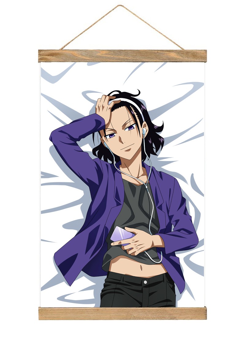 Yowamushi Pedal Toudou Jinpachi-1 Scroll Painting Wall Picture Anime Wall Scroll Hanging Home Decor