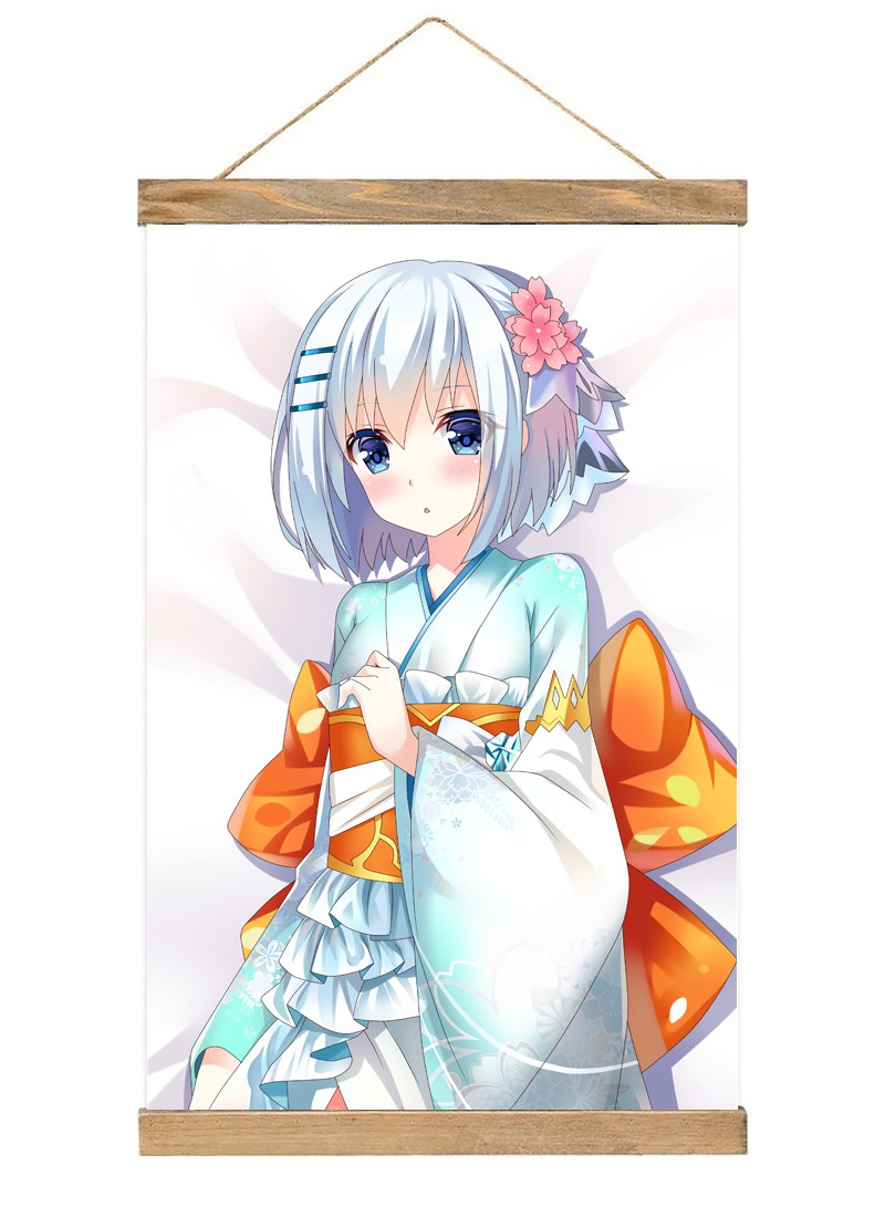 Date A Live Yoshino-1 Scroll Painting Wall Picture Anime Wall Scroll Hanging Home Decor