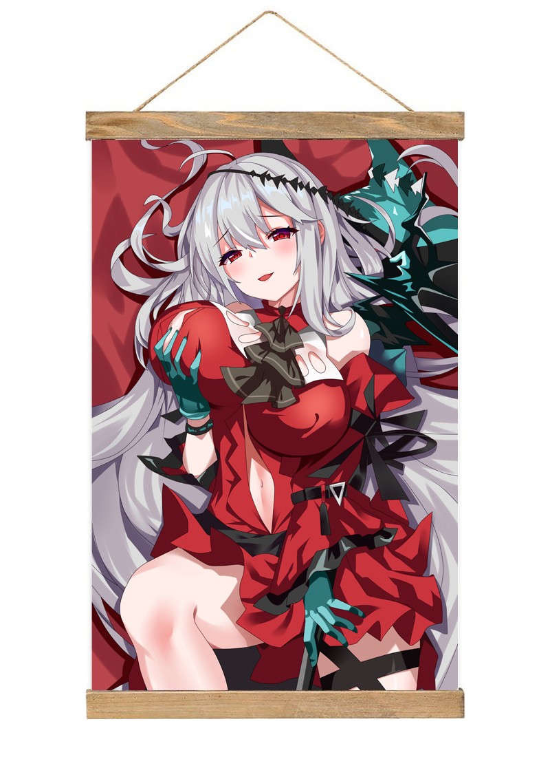 Arknights Skadi the Corrupting Heart-1 Scroll Painting Wall Picture Anime Wall Scroll Hanging Home Decor