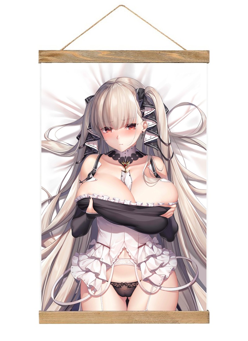 Azur Lane Formidable-1 Scroll Painting Wall Picture Anime Wall Scroll Hanging Home Decor