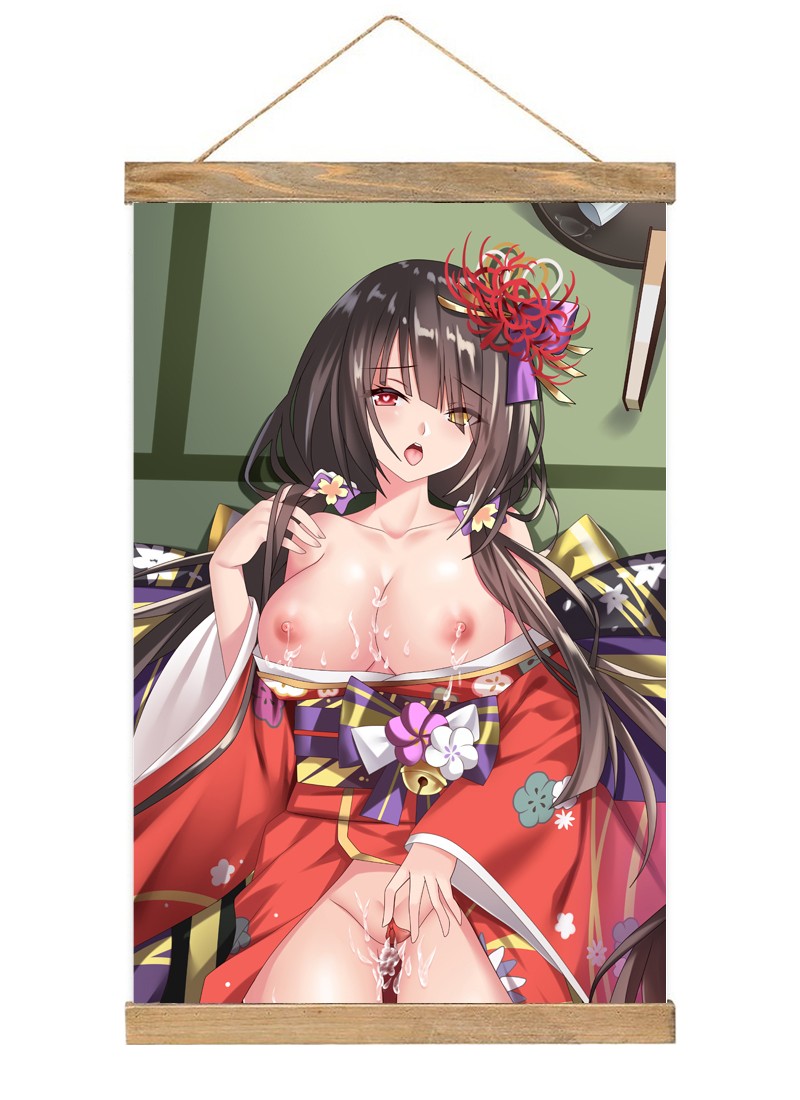 Date A Live Tokisaki Kurumi-1 Scroll Painting Wall Picture Anime Wall Scroll Hanging Home Decor