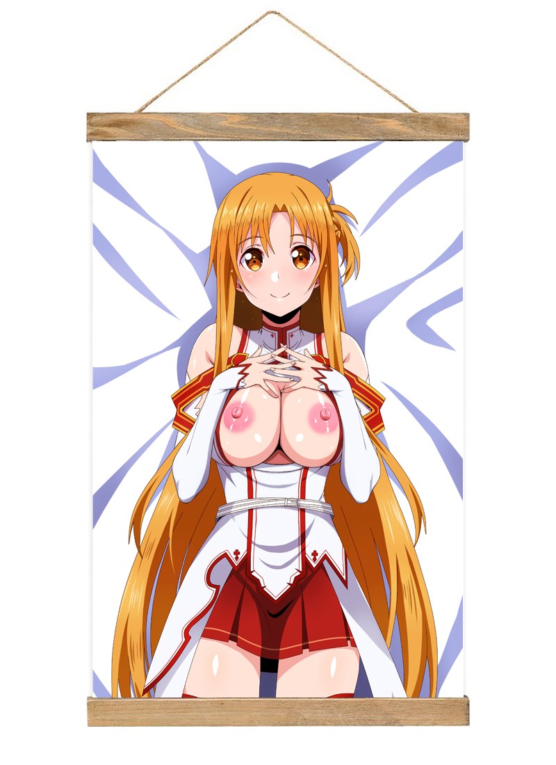 Sword Art Online Asuna-1 Scroll Painting Wall Picture Anime Wall Scroll Hanging Home Decor