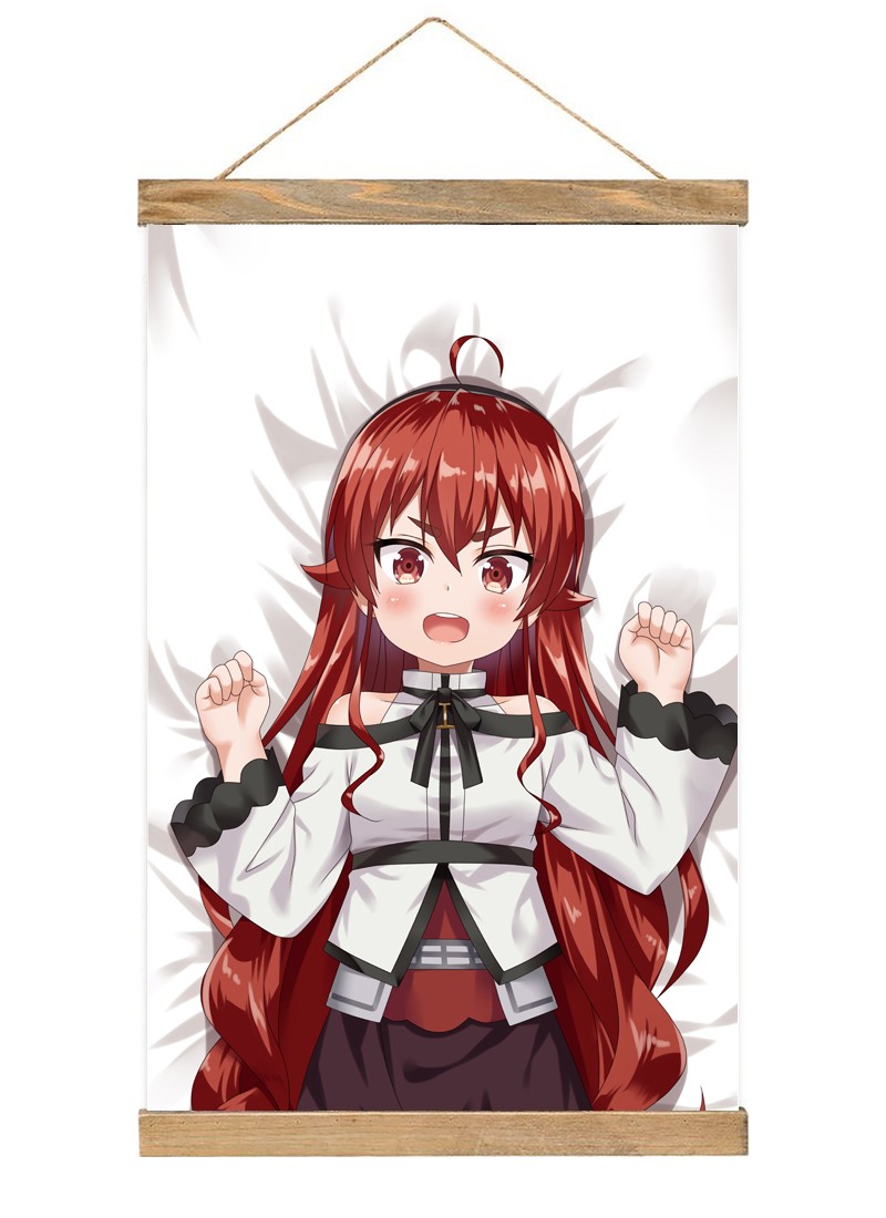 Mushoku Tensei Jobless Reincarnation Erisu-1 Scroll Painting Wall Picture Anime Wall Scroll Hanging Home Decor