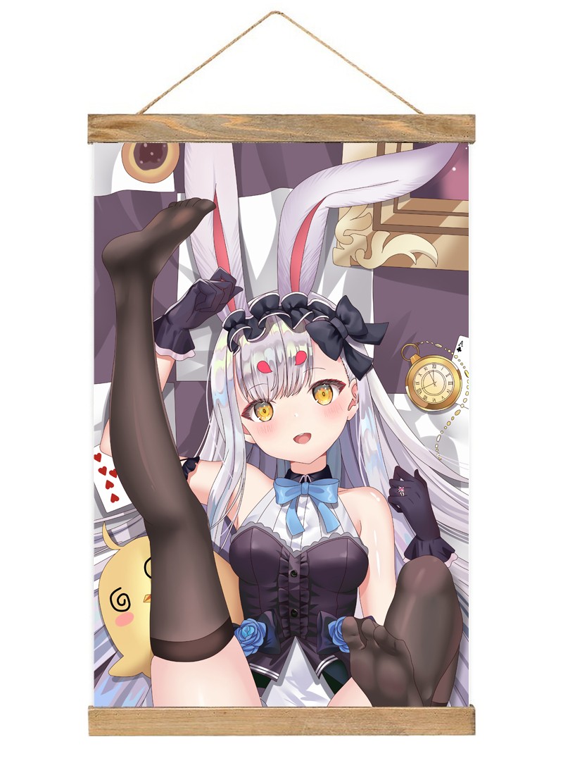 Azur Lane Shimakaze-1 Scroll Painting Wall Picture Anime Wall Scroll Hanging Home Decor