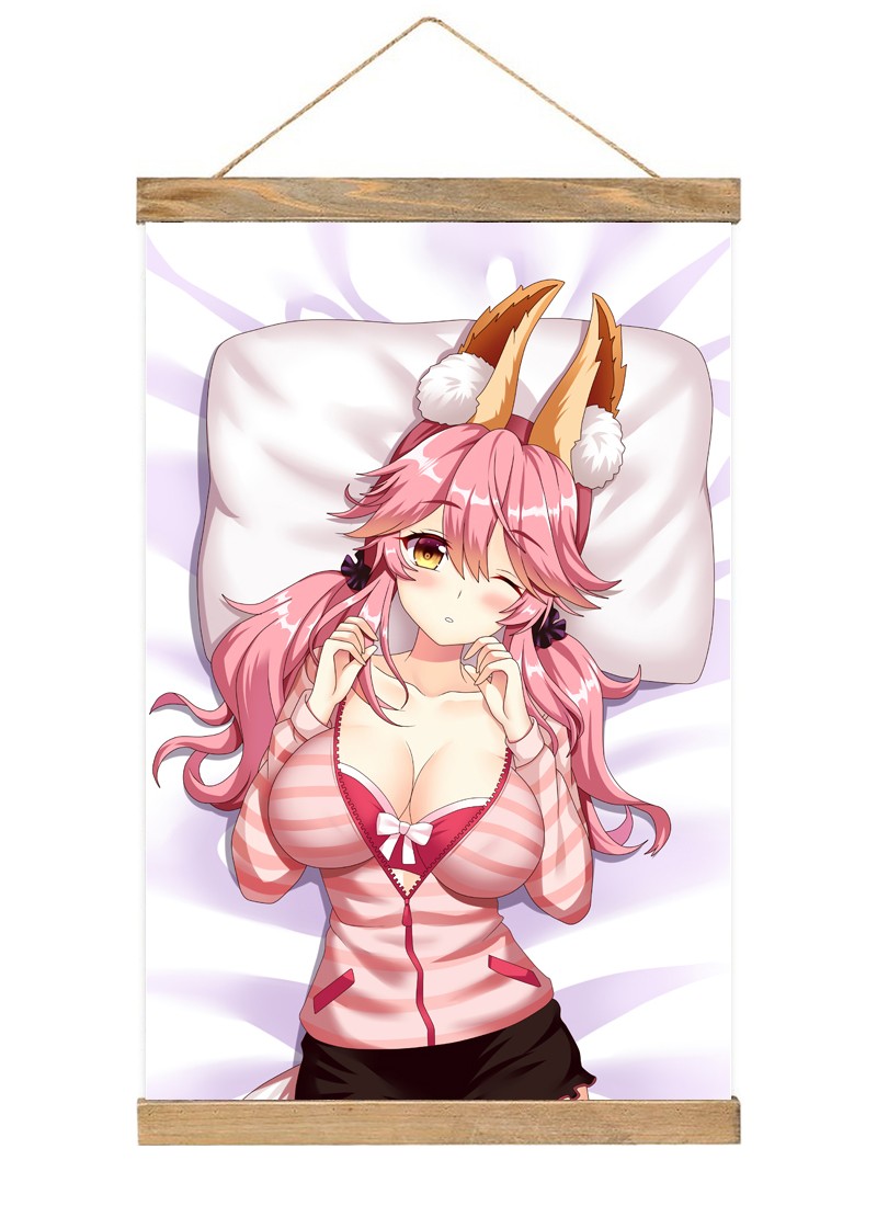 FateGrand Order FGO Tamamo no Mae-1 Scroll Painting Wall Picture Anime Wall Scroll Hanging Home Decor