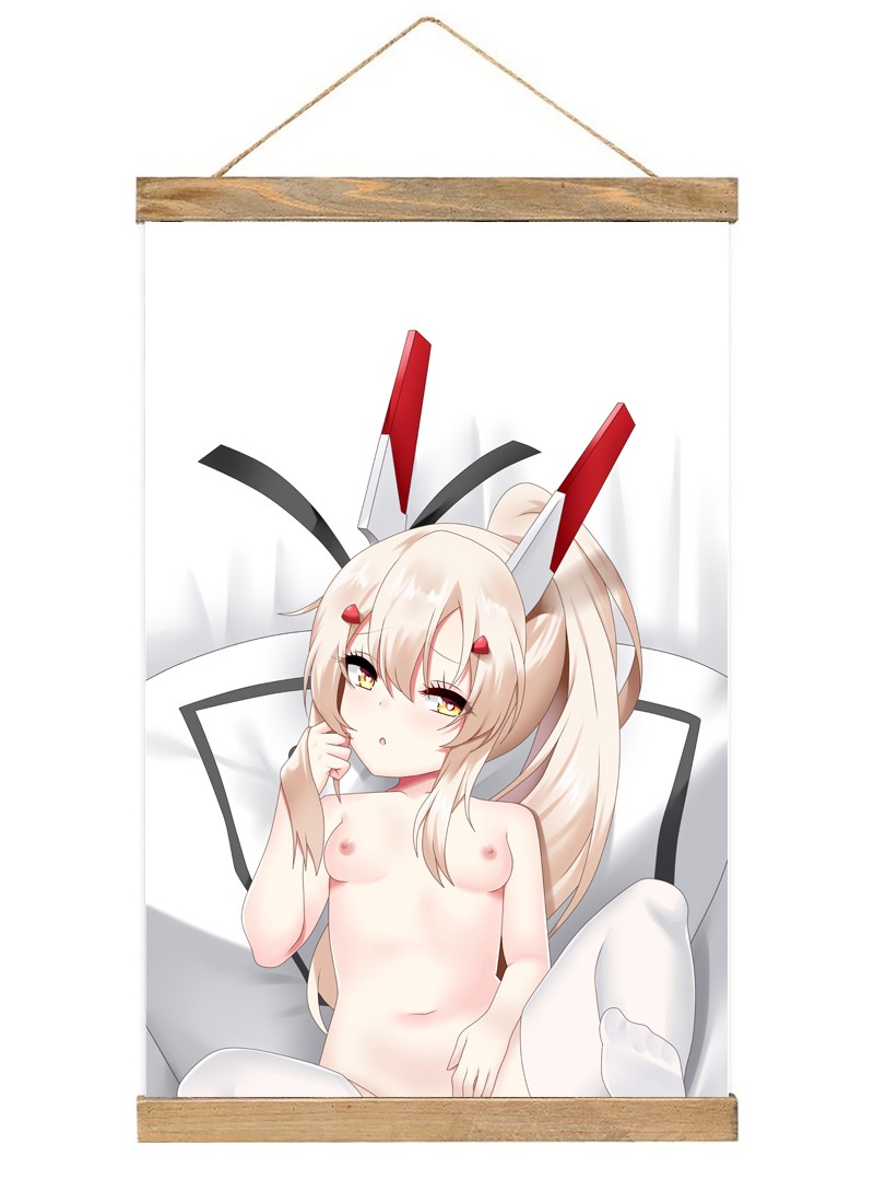 Azur Lane Ayanami-1 Scroll Painting Wall Picture Anime Wall Scroll Hanging Home Decor