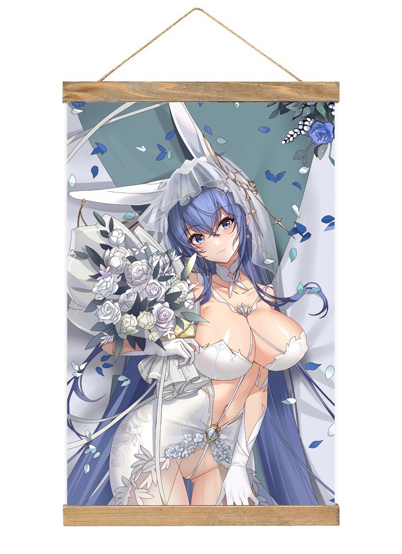 Azur Lane USS-1 Scroll Painting Wall Picture Anime Wall Scroll Hanging Home Decor