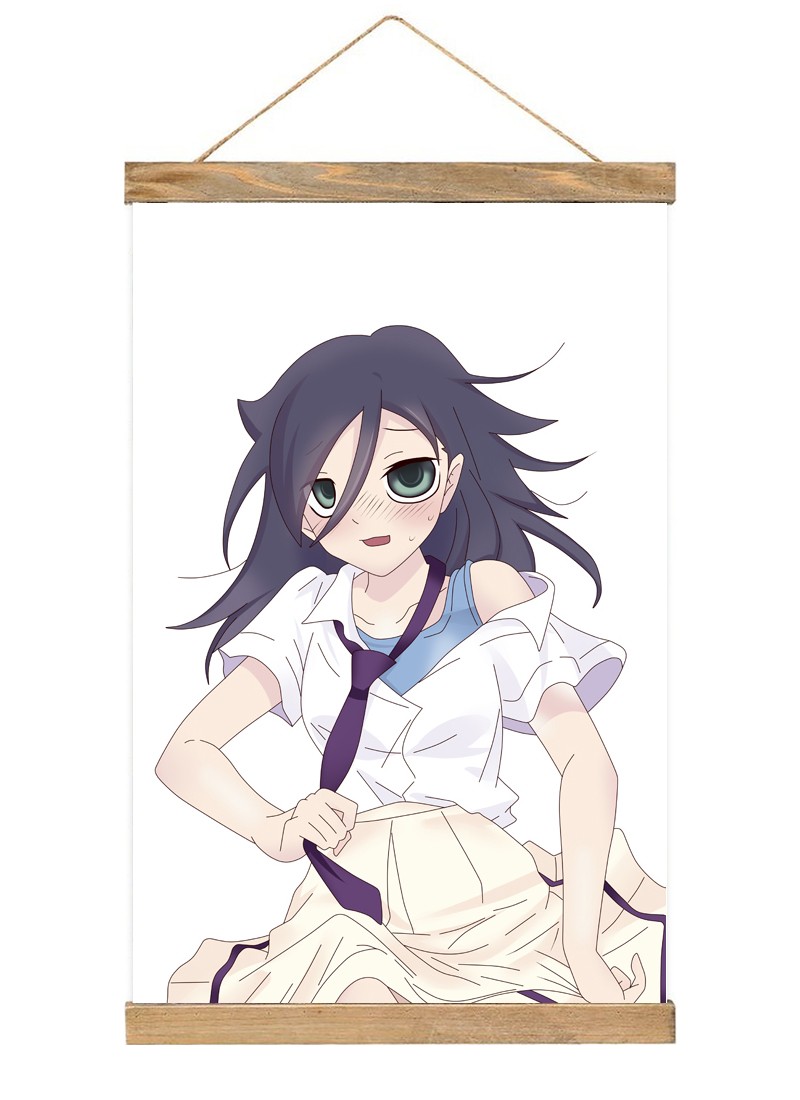 No Matter How I Look at It, It\'s You Guys\' Fault I\'m Not Popular! Kuroki Tomoko-1 Scroll Painting Wall Picture Anime Wall Scroll Hanging Home Decor