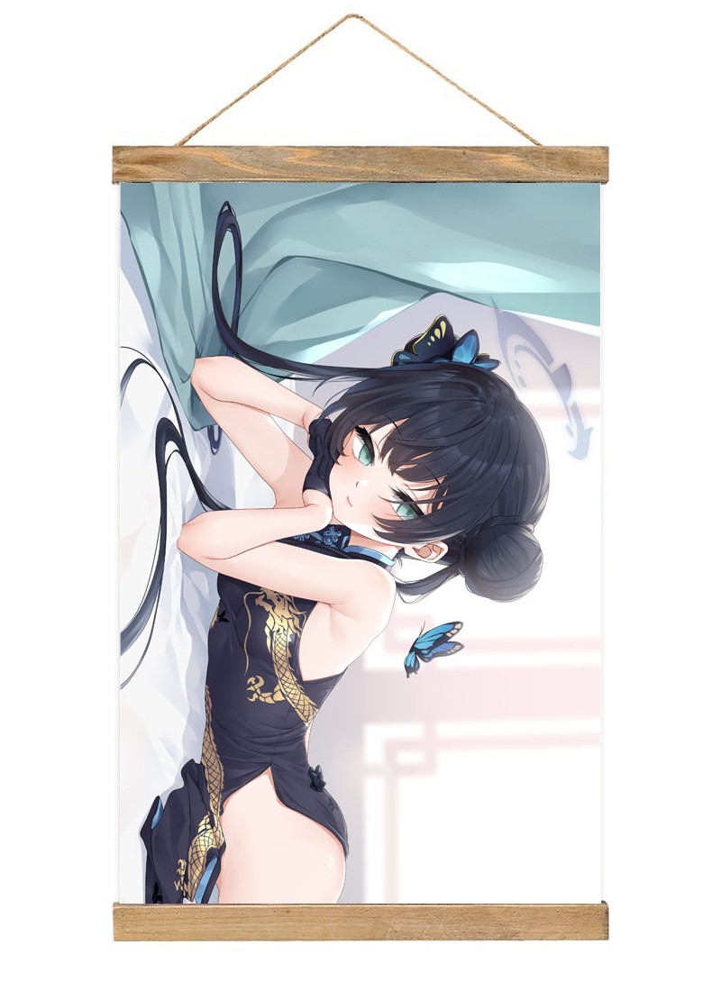 Blue Archive kisaki-1 Scroll Painting Wall Picture Anime Wall Scroll Hanging Home Decor