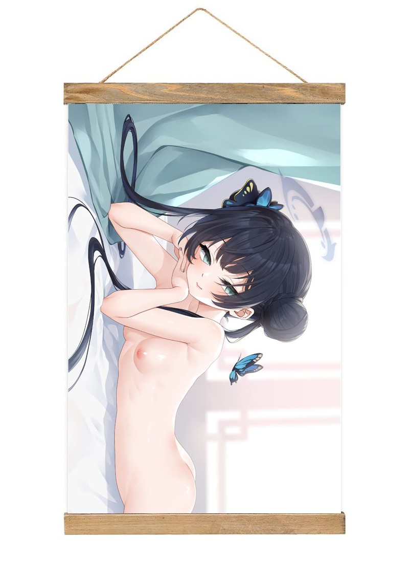 Blue Archive kisaki-1 Scroll Painting Wall Picture Anime Wall Scroll Hanging Home Decor