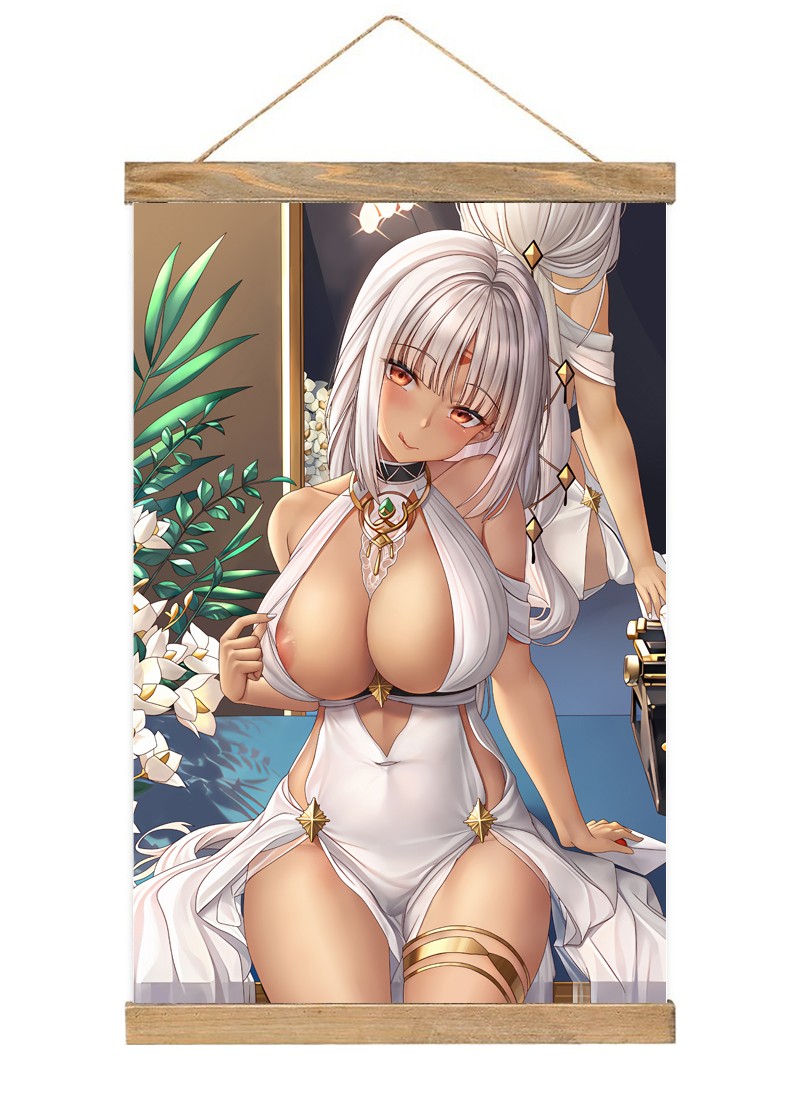 Azur Lane Anime Scroll Painting Wall Picture Anime Wall Scroll Hanging Home Decor