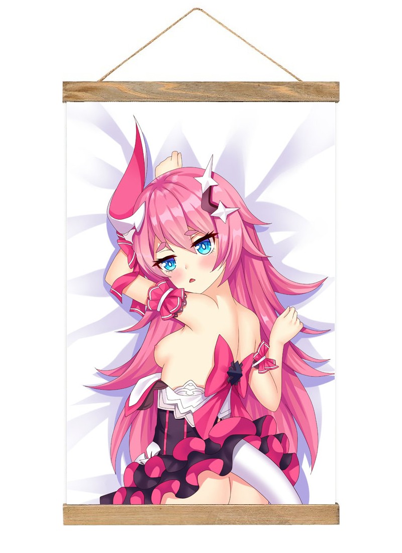 Honkai Impact 3rd Rozaliya-1 Scroll Painting Wall Picture Anime Wall Scroll Hanging Home Decor