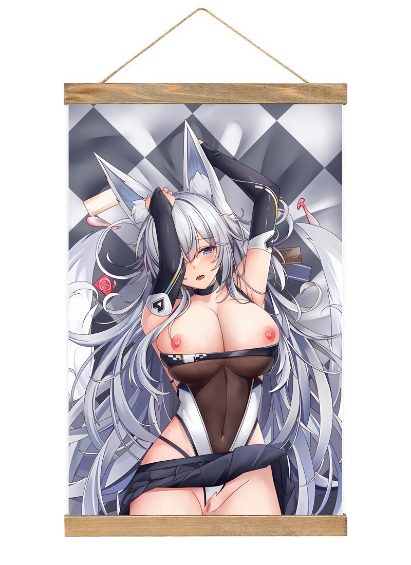 Azur Lane IJN Shinano-1 Scroll Painting Wall Picture Anime Wall Scroll Hanging Home Decor