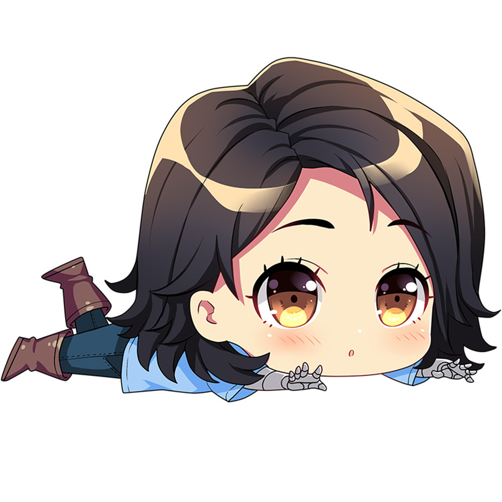 Alita Battle Angel Alita Cosplay Cartoon Deformable Anime Plush Pillow 45 x 55cm(17.7in x 21.6in) Lying Pillow Home Living Room Decor