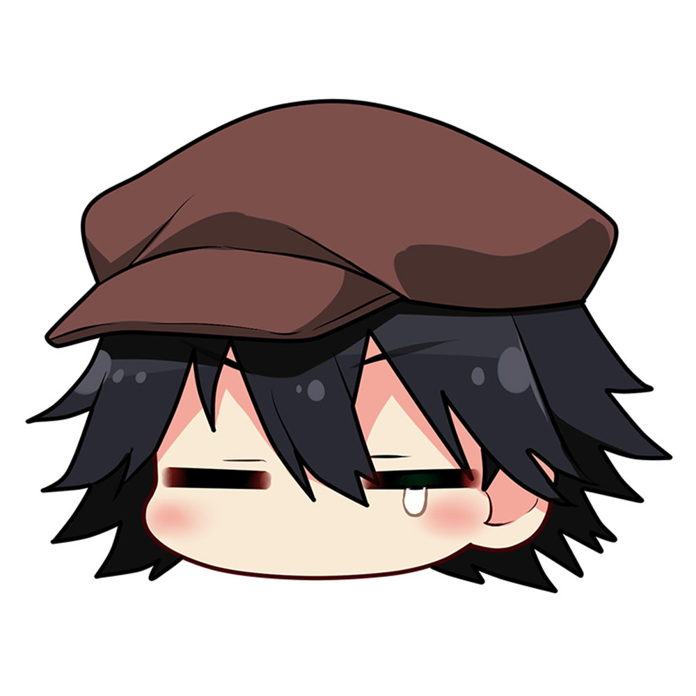 Edogawa Ranpo Bungo Stray Dogs Cosplay Cartoon Deformable Anime Plush Pillow 45 x 55cm(17.7in x 21.6in) Lying Pillow Home Living Room Decor