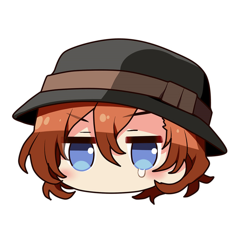 Bungo Stray Dogs Nakahara Chuuya Cosplay Cartoon Deformable Anime Plush Pillow 45 x 55cm(17.7in x 21.6in) Lying Pillow Home Living Room Decor