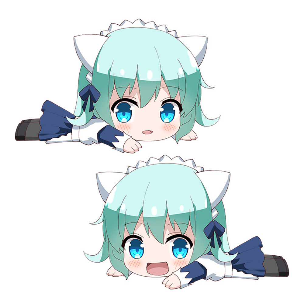 Charlotte Fly Me to The Moon Cosplay Cartoon Deformable Anime Plush Pillow 45 x 55cm(17.7in x 21.6in) Lying Pillow Home Living Room Decor