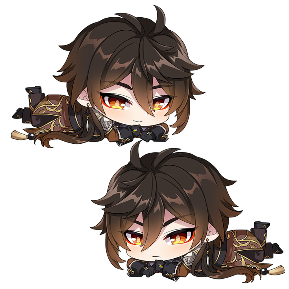 Morax Genshin Impact Cosplay Cartoon Deformable Anime Plush Pillow 45 x 55cm(17.7in x 21.6in) Lying Pillow Home Living Room Decor