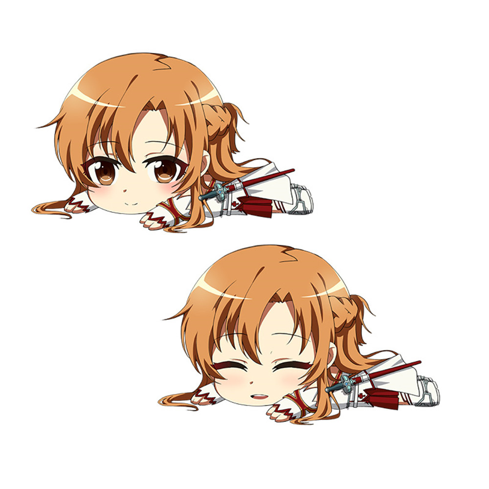 AsunaYuuki Asuna Sword Art Online Cosplay Cartoon Deformable Anime Plush Pillow 45 x 55cm(17.7in x 21.6in) Lying Pillow Home Living Room Decor