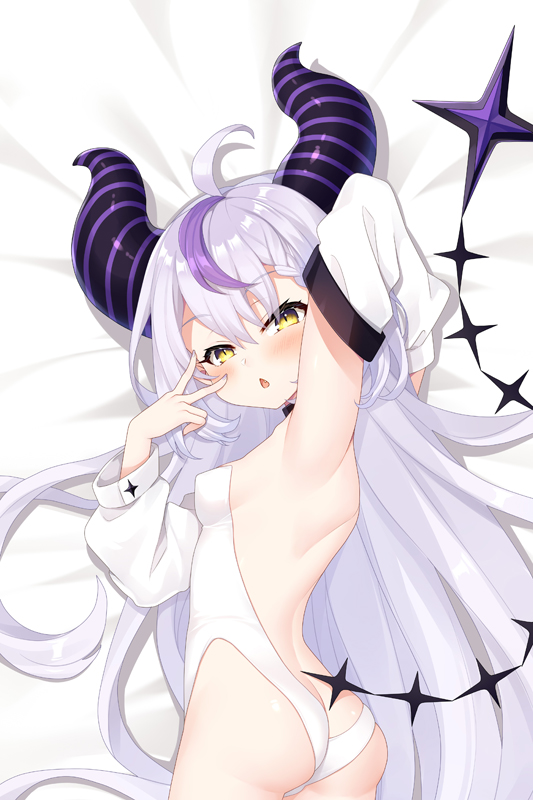 Virtual Youtuber La Darknesss Anime Tapestry Wall Art Poster Home Tapestries Bedroom Decor 100x150cm(40x60in)
