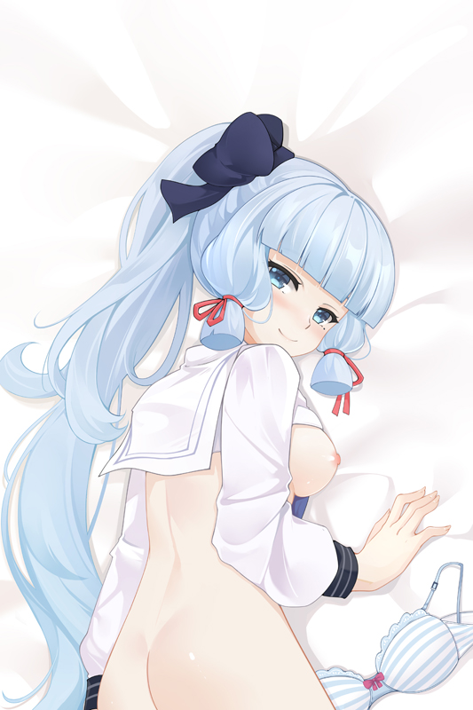 Genshin Impact Kamisato Ayaka-1 Anime Tapestry Wall Art Poster Home Tapestries Bedroom Decor 100x150cm(40x60in)