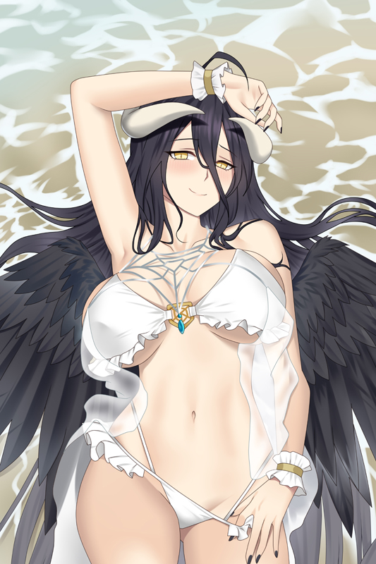 Overlord Albedo-1 Anime Tapestry Wall Art Poster Home Tapestries Bedroom Decor 100x150cm(40x60in)