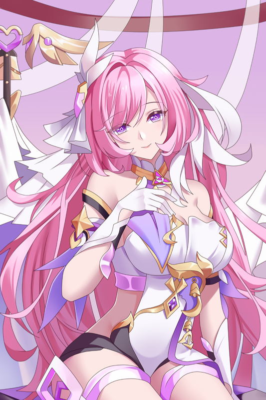 Honkai Impact 3rd Elysia-1 Anime Tapestry Wall Art Poster Home Tapestries Bedroom Decor 100x150cm(40x60in)