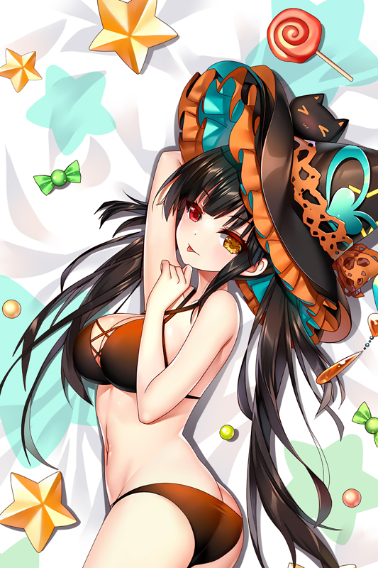 Date A Live Tokisaki Kurumi Anime Tapestry Wall Art Poster Home Tapestries Bedroom Decor 100x150cm(40x60in)