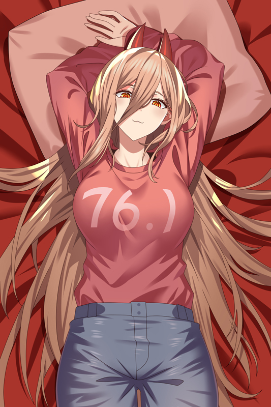 Chainsaw Man Power Anime Tapestry Wall Art Poster Home Tapestries Bedroom Decor 100x150cm(40x60in)