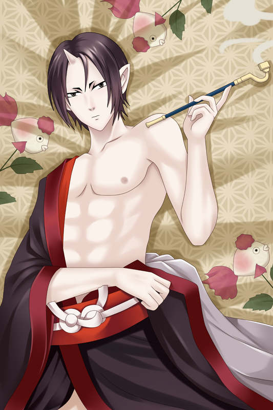 Hozuki's Coolheadedness Hozuki Anime Tapestry Wall Art Poster Home Tapestries Bedroom Decor 100x150cm(40x60in)