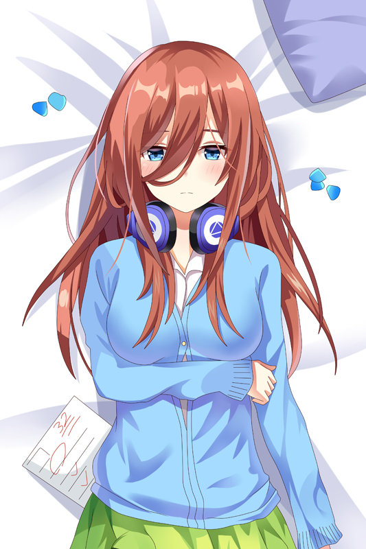 The Quintessential Quintuplets Miku Nakano Nakano Nino Anime Tapestry Wall Art Poster Home Tapestries Bedroom Decor 100x150cm(40x60in)
