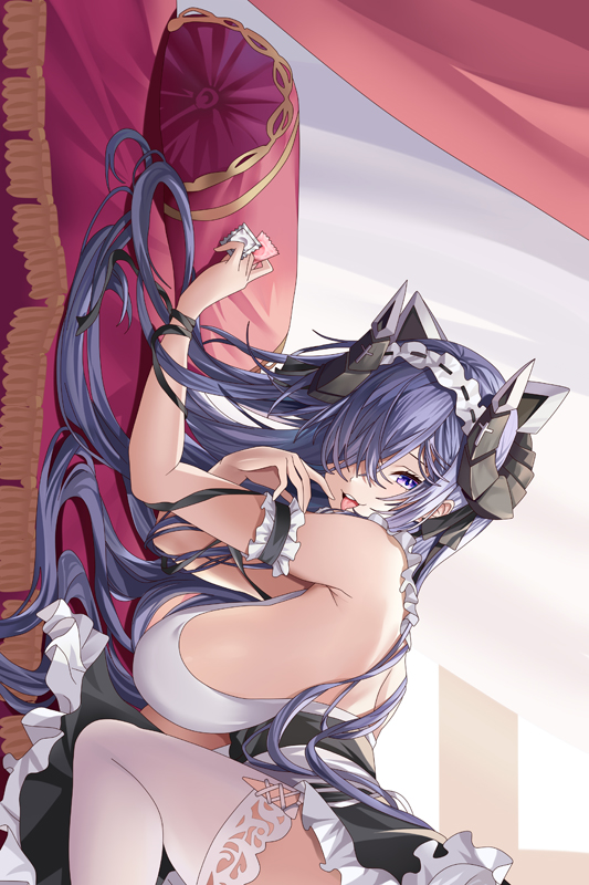 Azur Lane KMS August von Parseval Anime Tapestry Wall Art Poster Home Tapestries Bedroom Decor 100x150cm(40x60in)