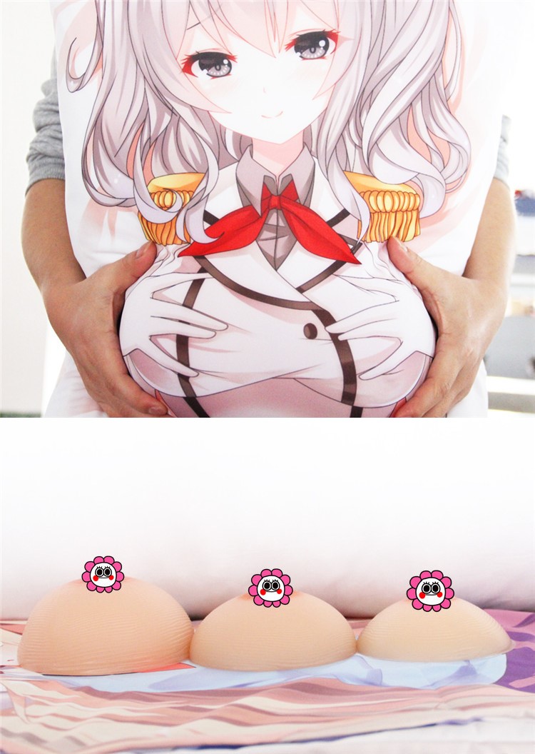 3D Sexy Oppai Japanese Dakimakura Inner Silicone Elastic Breast