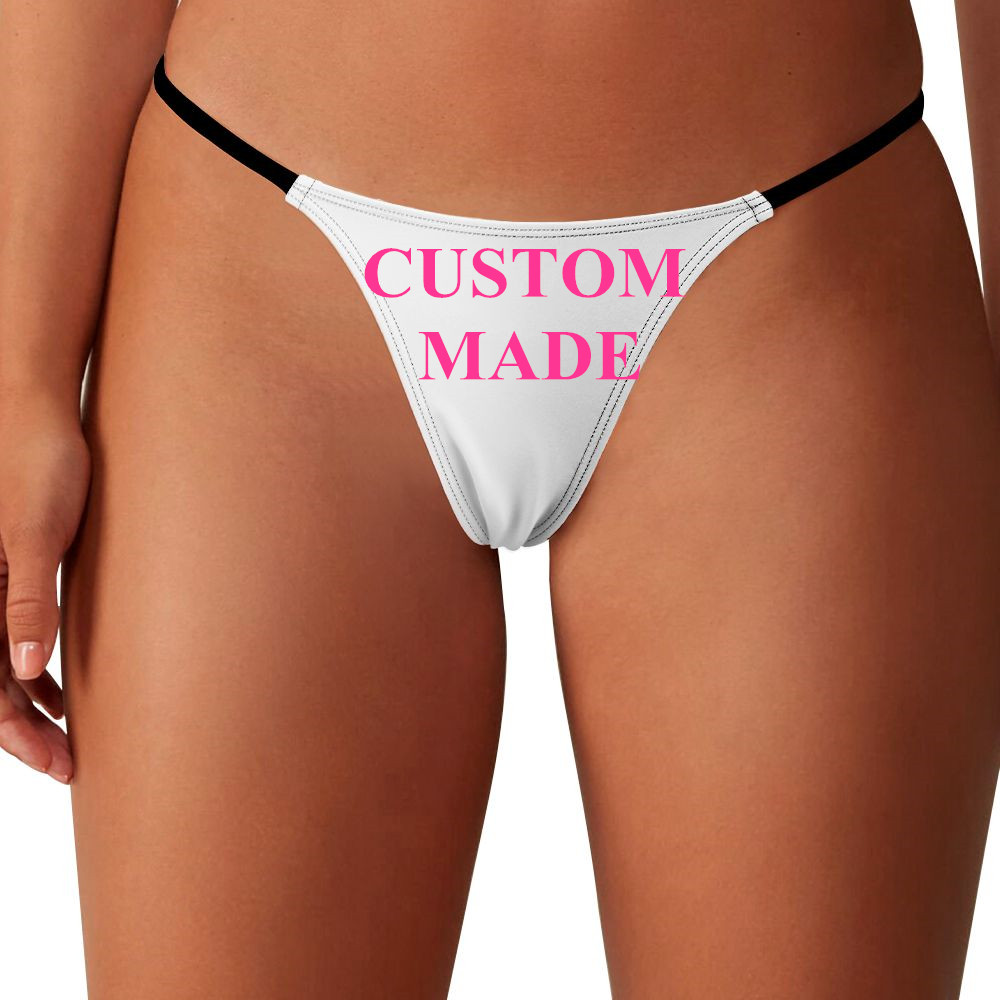 CUSTOM MADE Womens Thong(Fun Gift For Your Lover)